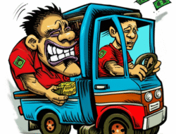Pemalakan sopir truk