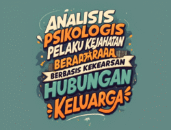 Analisis Psikologis Pelaku Kejahatan Berbasis Kekerasan dalam Hubungan Keluarga