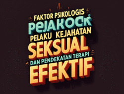 Faktor Psikologis Pelaku Kejahatan Seksual dan Pendekatan Terapi yang Efektif