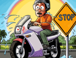 Panduan Terjaga Naik Motor Ketika Cuaca Panas Berlebihan