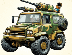 Alat transportasi Taktis Tentara serta Adaptasinya di Bagian Awam