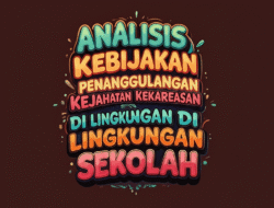 Analisis Kebijakan Penanggulangan Kejahatan Kekerasan di Lingkungan Sekolah