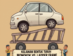Kelainan Bentuk tubuh Mobil Monokok vs Ladder Frame