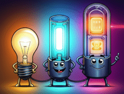 Kemajuan Lampu Alat transportasi Halogen, LED, sampai Laser