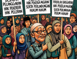Masalah pelanggaran hak pekerja migran serta perlindungan hukum