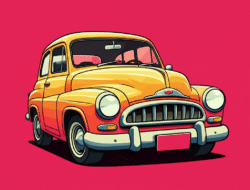 Mobil Klasik yang Balik Dibuat dalam Model Modern