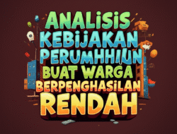 Analisis Kebijakan Perumahan Rakyat (Rusun) buat Warga Berpenghasilan Rendah