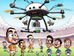 Penggunaan Drone untuk Menganalisis Teknik Atlet dalam Pertandingan Sepak Bola